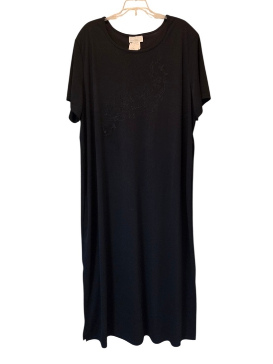 Studio C Dresses & Skirts - New Black Maxi Dress with Crew Neck Size 24